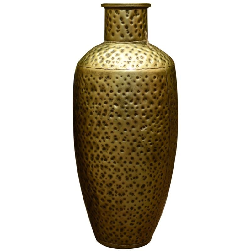 Signes Grimalt - Petit vase décoratif ethnique doré pour la maison et le bureau