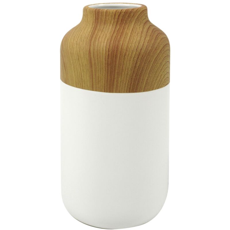 Petit vase en céramique blanc style bohème, décoration de maison, cadeau de salon
