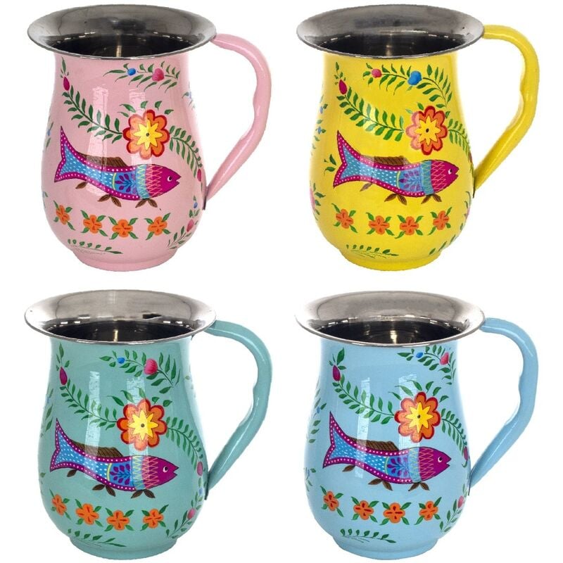 Signes Grimalt - Jug cucina Jug 4 Mugs unità e occhiali multicolore 14x18x18cm 25010 - multicolour