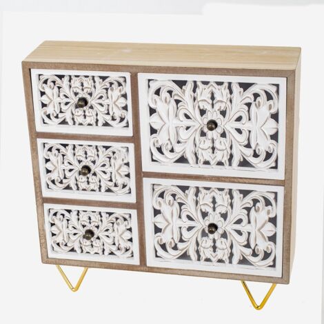 Signes Grimalt Juwelierdekoration  Juwelier 5 Kisten und Juweliere Brown 30x8x30cm 26934