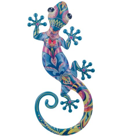 Signes Grimalt Lagarto Jardin Blaue Eidechsenfigur – 30 x 14 x 1 cm