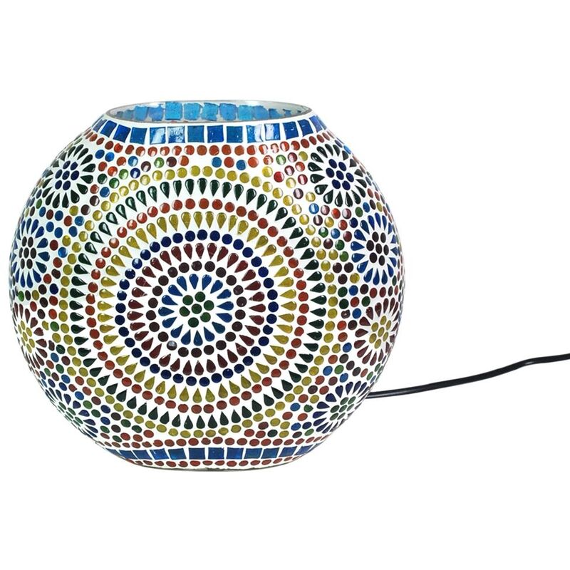 Image of Signes Grimalt Lampada desktop per mobili Lampade a mosaico multicolore 13x25x24cm 16158 - multicolour
