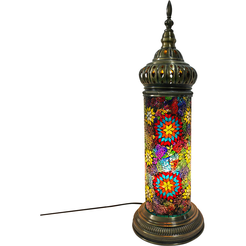Image of Signes Grimalt Lampade a mosaico Lampada desktop multicolore - 60x21x21cm - multicolour