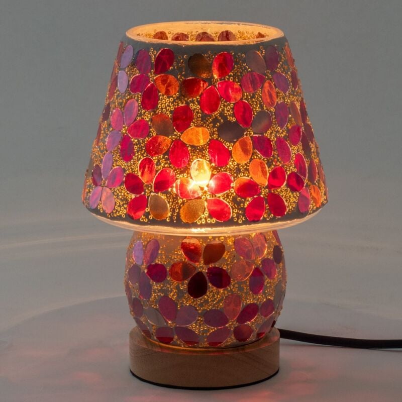 Signes Grimalt - Lampe à fleurs en mosaïque - Éclairage décoratif pour la maison - Design exclusif fait à la main - Cadeau idéal pour les amateurs de