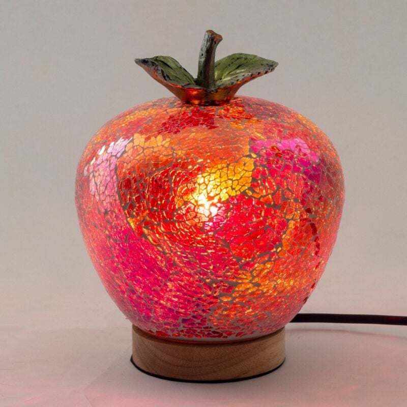 Signes Grimalt - Lampe pomme en mosaïque au design unique pour éclairer votre maison avec style et élégance