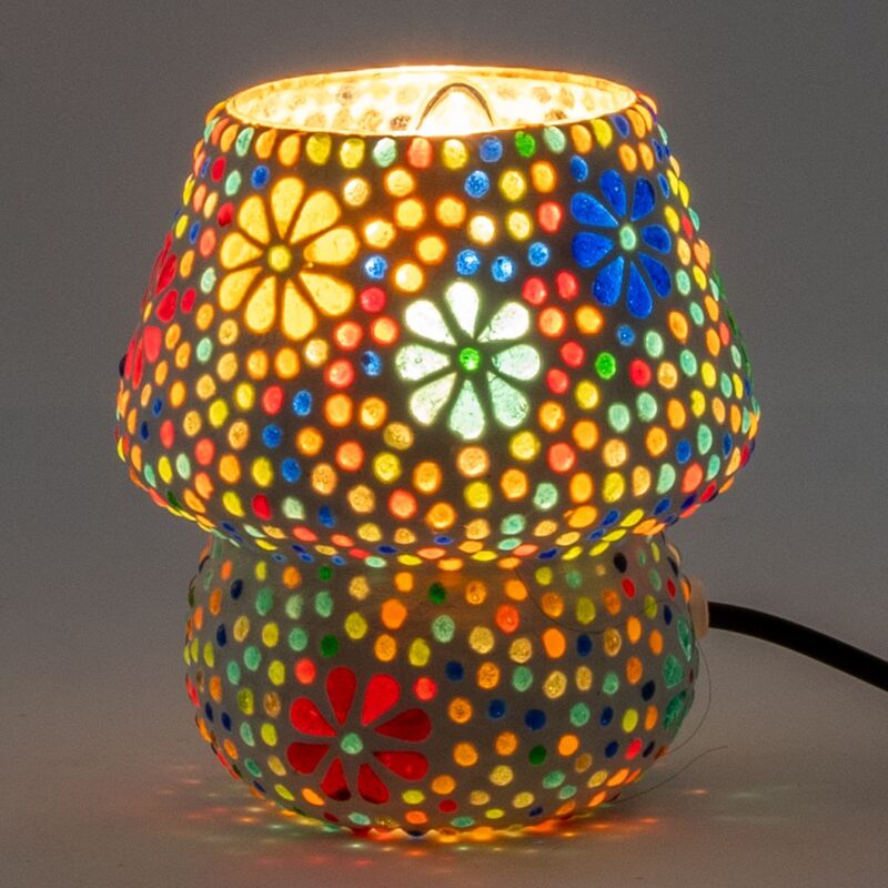 Signes Grimalt - Lampe de table en mosaïque de style ethnique pour la décoration de la maison