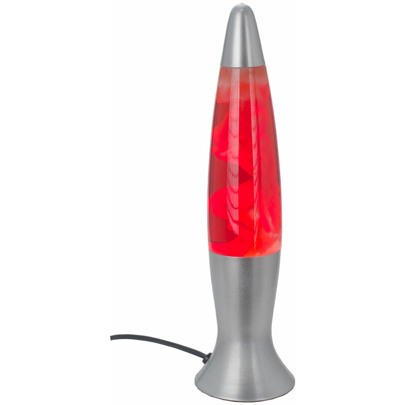 Signes Grimalt - Lampe de lave rouge 4 lampes u Lampe de lave multicolore - 40x10x10cm