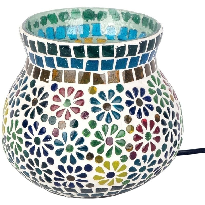 Signes Grimalt Lampe de bureau de meubles Lampes de lampes marocaines multicolores 16x16x14cm 26343