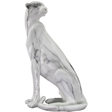 Signes Grimalt Leopard -Figurenzahlen  Abbildung Leopard Tier Weiß 17x24x40cm 27405