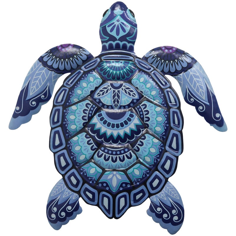 Signes Grimalt - Tortue de jardin Figurine Tortue Bleue - 31x28x2cm