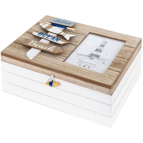 Signes Grimalt Marco Decoracion  Caja Con Marco Foto Cajas Y Joyeros Multicolor 20x25x11cm 25649