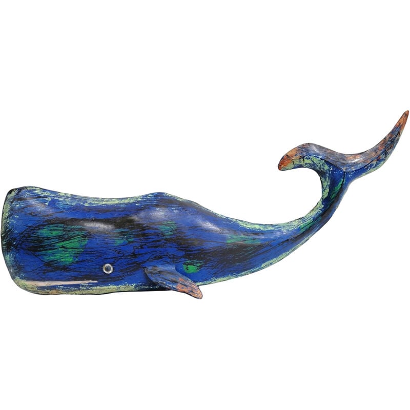 Signes Grimalt - Figurine Poisson Bleu Baleine Marin - 36x93x22cm