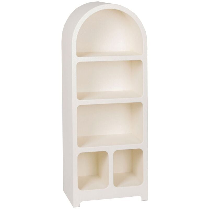 Signes Grimalt - Etagère Meuble d'Appoint Bohème - Ecru 120x48x30cm