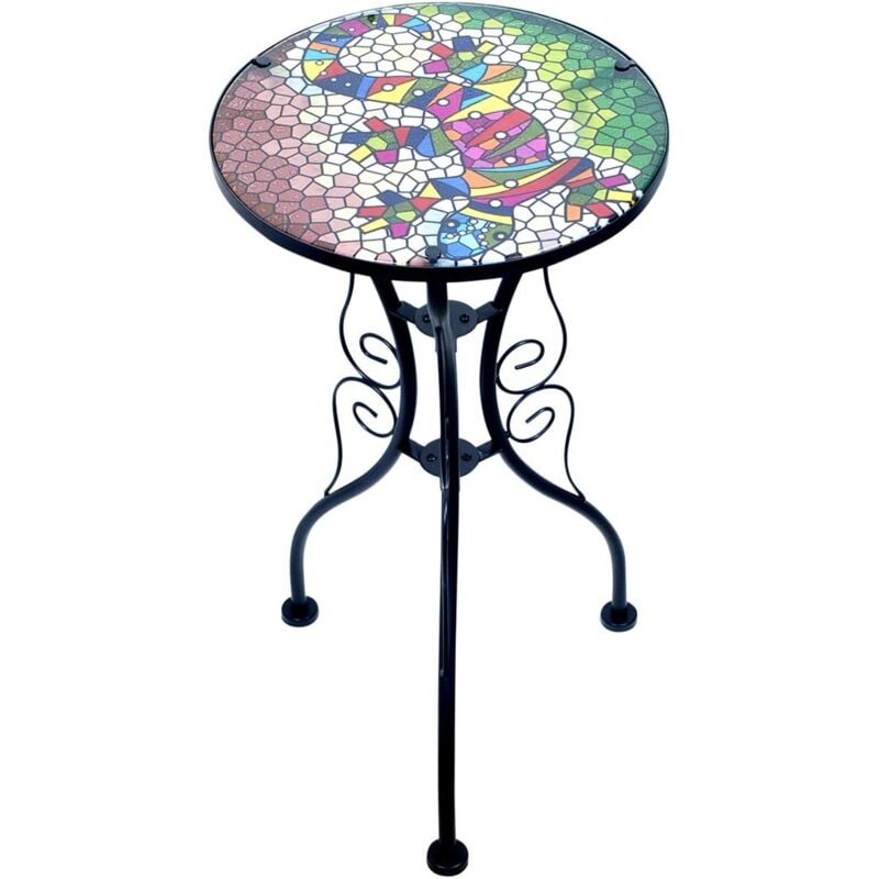 Meubles de table de jardin Support de plomb auxiliaire multicolore 31x31x56cm 16729 - multicolour - Signes Grimalt