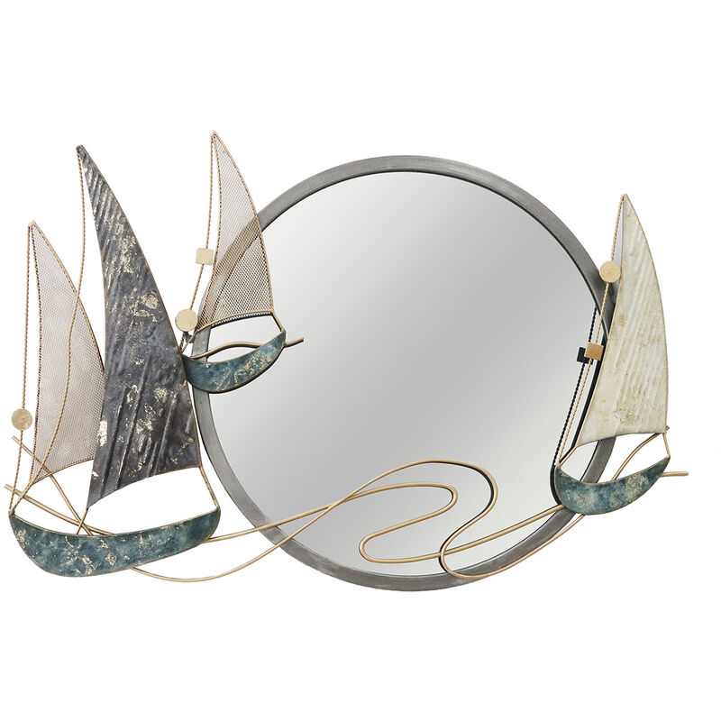 Signes Grimalt Miroir du meuble Miroir avec voiliers Miroirs bleus 5x78x54cm 27620