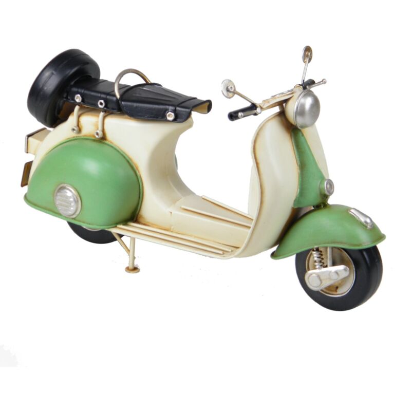 Signes Grimalt - Scooter moto en métal vintage, véhicule de collection, cadeau original pour les amateurs de moto, décoration rétro Signes Grimalt - Scooter moto en métal vintage, véhicule de collection, cadeau original pour les amateurs de moto, décoration rétro