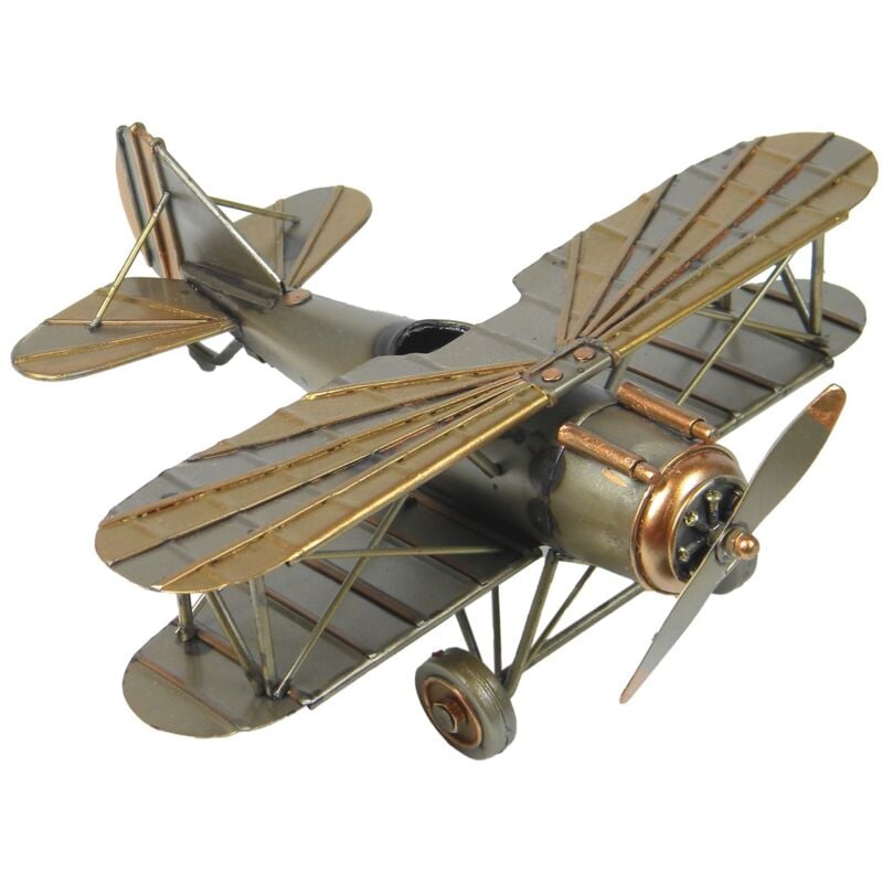 Signes Grimalt - Avion Vintage en Métal pour Collectionneurs - Modèle d'Aviation Décoratif Idéal comme Cadeau Unique et Original