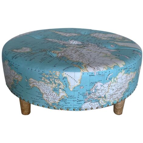 Signes Grimalt Möbelhocker  Blue Auxiliary Mundo Taburete 80x80x33cm 24859