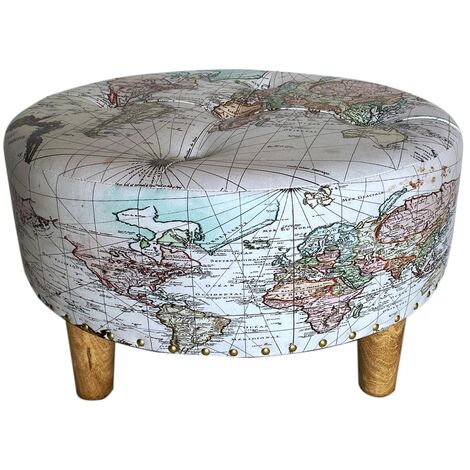 Signes Grimalt Möbelhocker Weißer Auxiliary Mundo Taburete 60x60x33cm 24860