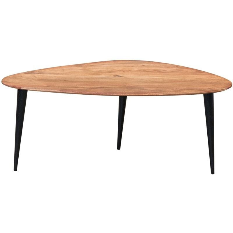 Table d'appoint en bois d'acacia style bohème