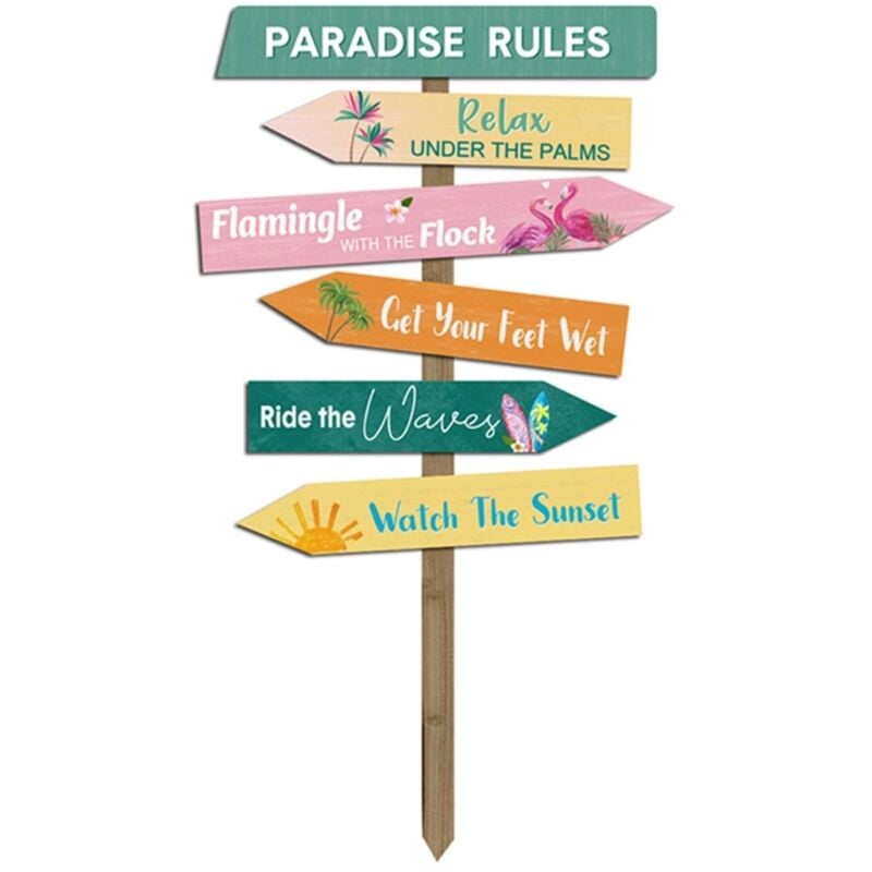 Mur de figurines marins Adorno Ornement mural de plage en bois marron 2x40x75cm 26493 - Signes Grimalt