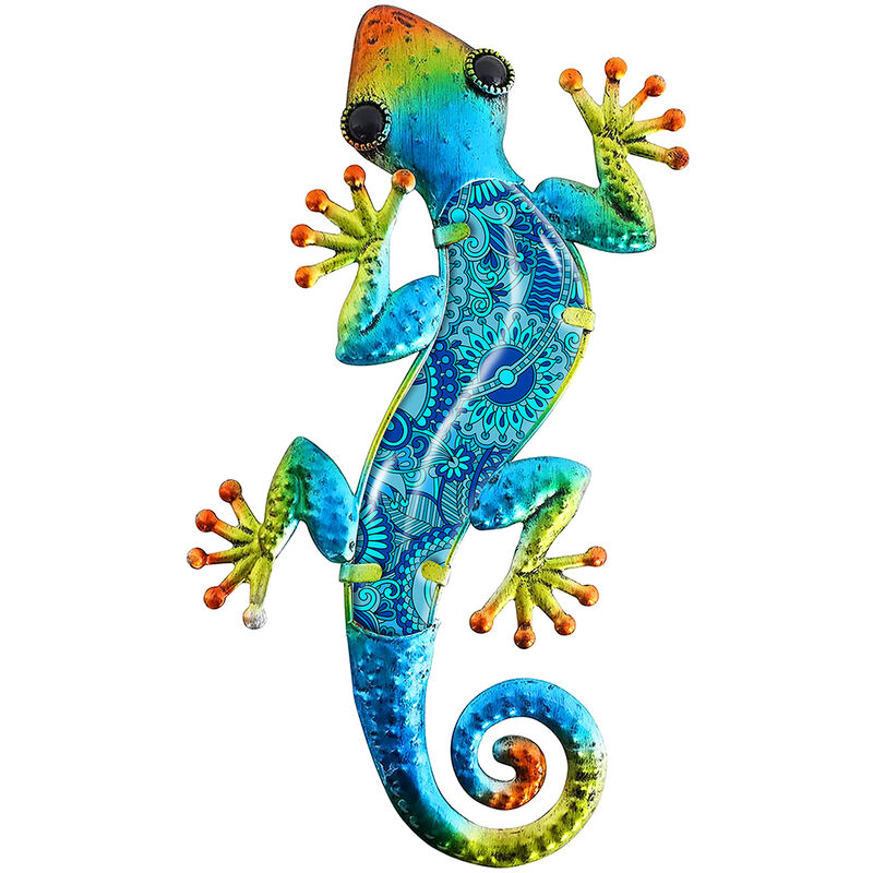 Mur Adorno Garden Mur mur Lagarto Gardin bleu 15x28x1cm 30204 - Signes Grimalt
