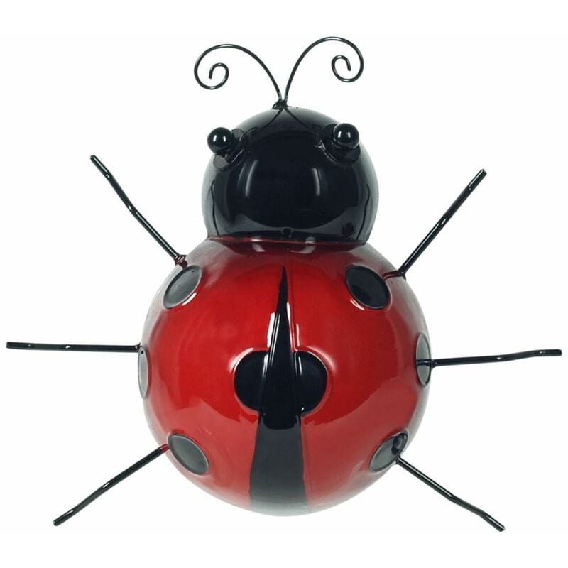 Signes Grimalt - Mur Adorno Garden Mariquita Jardin Red 15x16x6cm 80966