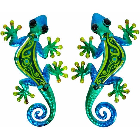 Signes Grimalt Muro Adorno Garden  Lizard Adorno 2 unità Green Garden 12x21x1cm 27179