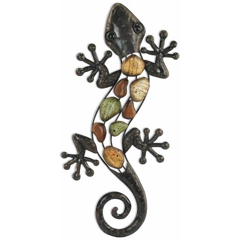 Signes Grimalt Muro Adorno Garden  Lucards del giardino nero 19x46x1cm 43057