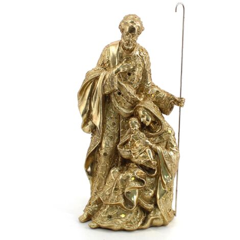 Signes Grimalt Nacimiento Decoracion  Figura Nacimiento Jesús Navidad Dorado 19x24x46cm 27439