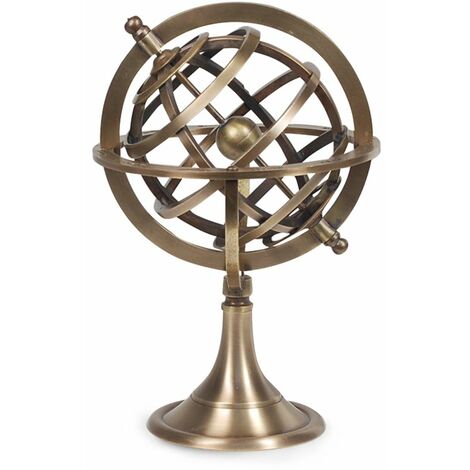 Signes Grimalt Náutico Decoracion  Globo Armillary Nautico Dorado 12x12x18cm 8109