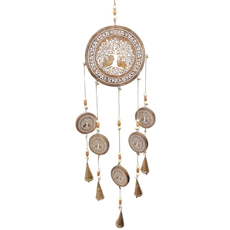 Pendent de décoration Suspension d'arbre à vie suspendu 3x20x90cm 29620 - Signes Grimalt