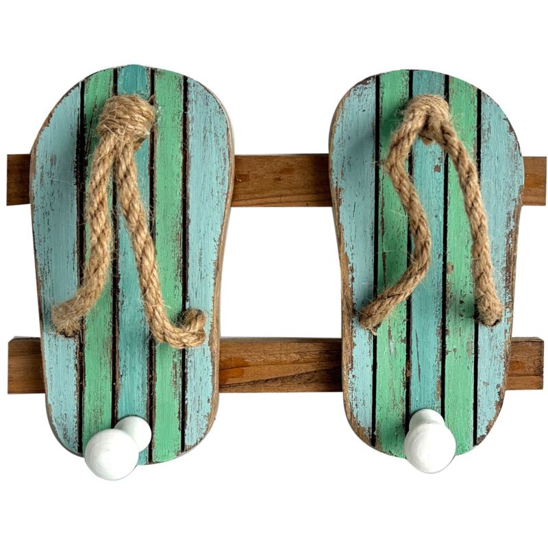 Signes Grimalt - Cintre tongs avec 2 boutons pour suspendre des chaussures, porte-manteau au Design moderne, organisateur de chaussures pour la maison