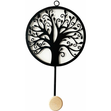 Signes Grimalt Perchero Adorno Pared Percha Árbol De La Vida Percheros Negro 28x6x18cm 28665