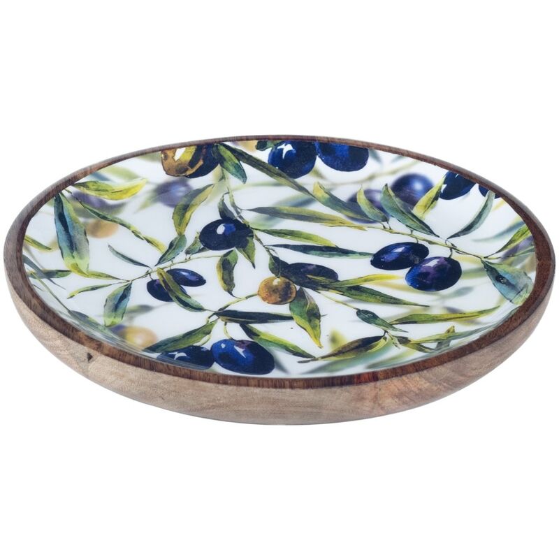 Signes Grimalt Piatto da cucina Scatole multicolori e vassoi Olive Piatto 23x23x3cm 16588