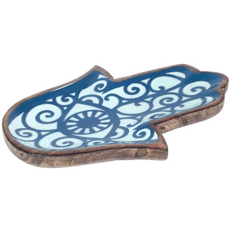 Signes Grimalt Piatto di decorazione  Fátima Blue Blue Display 21x31x3cm 22738