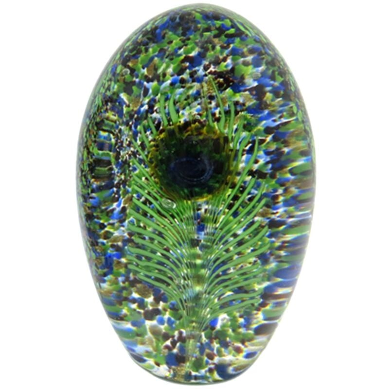 Presse-Papier Cristal Vert 875 grs. - Accessoire de bureau élégant et fonctionnel