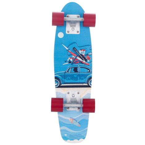 Signes Grimalt Placa De Metal Adorno Pared  Adorno Pared Skate Placas Metal Azul 6x17x55cm 30322