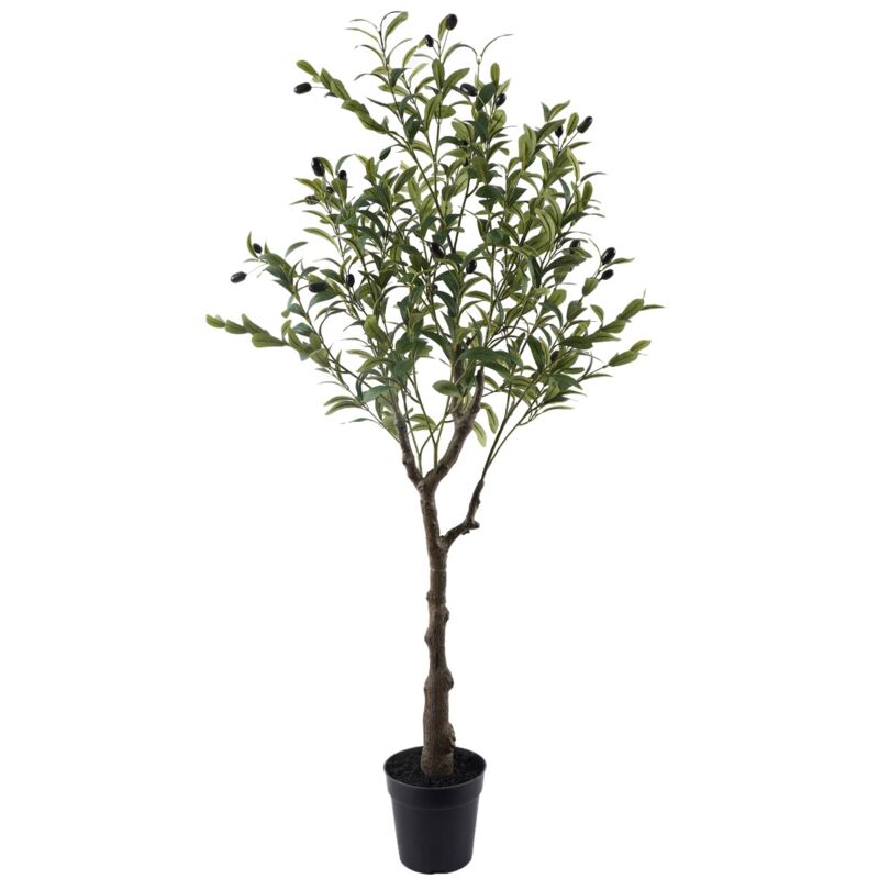 Signes Grimalt - Petit olivier artificiel décoratif pour jardin, bureau ou maison – Plante réaliste en pvc, idéale pour cadeaux