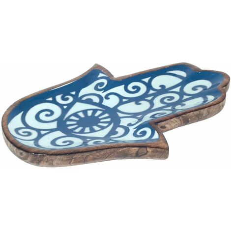 Signes Grimalt Plat de décoration Fátima Blue Blue Display 21x31x3cm 22738