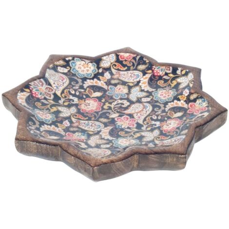 Signes Grimalt Plateau de cuisine  Boîtes et boîtes marron 21x22x3cm 22743