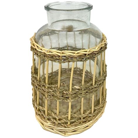 Signes Grimalt Portavelas Dekoration  Botellero Jarons und Brown Portavas 15x15x27cm 29800