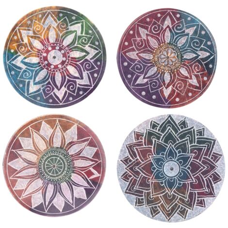 Signes Grimalt Portion cadeau Supporter encens 4 unités Accessoires naturels multicolores 8x8x1cm 28874
