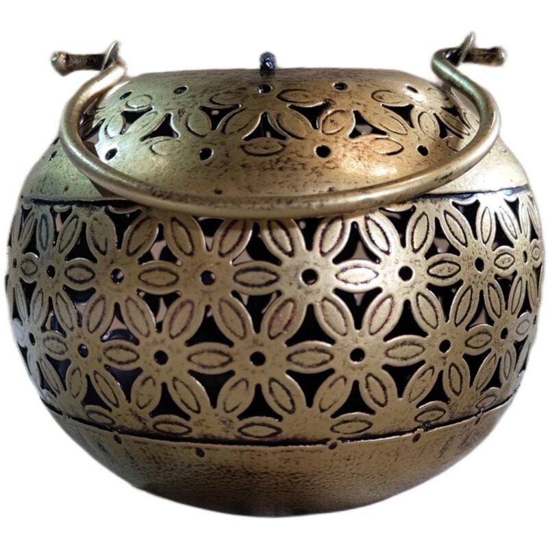 Redondo Portavelas Vases et détenteurs Vase en argent - 11x13x13cm - Signes Grimalt