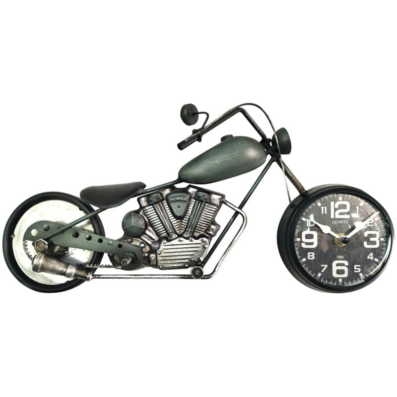 Signes Grimalt - Horloge murale de moto vintage pour décoration industrielle