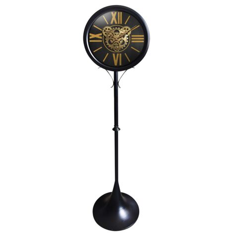 Signes Grimalt Reloj Adorno Pared  Reloj Decorativo Relojes Negro 35x35x139cm 29555
