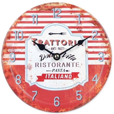 Signes Grimalt Reloj Adorno Pared Reloj Pared Relojes Naranja 3x20x20cm 18174
