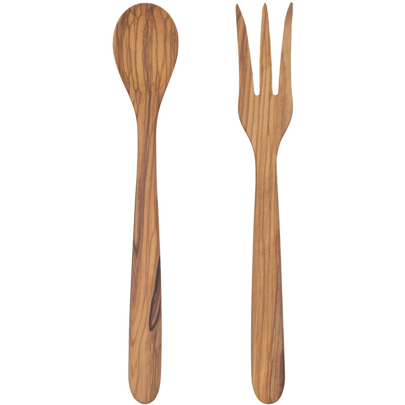 Signes Grimalt - Serve insalate da cucina Copertina Set di insalata 2U marrone utensili 5x30x5cm 332 - brown