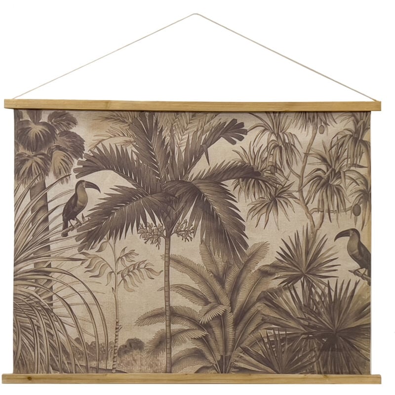 Signes Grimalt - Toile Enroulable Tropical Rectangulaire Gris Images 75x100x2cm