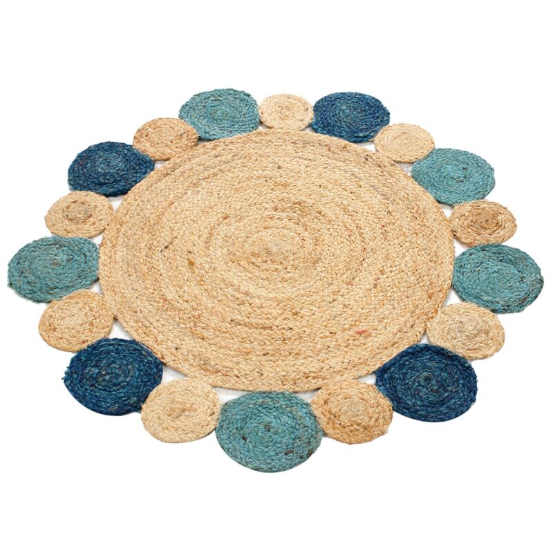 Signes Grimalt - Tapis d'entrée textile à la maison Tapis ronde tapis 90x90x1cm 29302